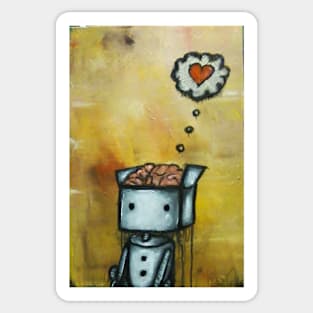 Autom-a-Tom (Robots dream of love) Sticker